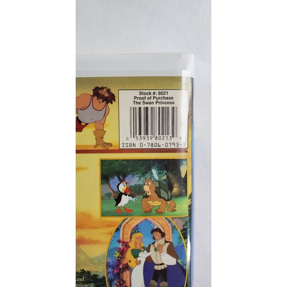 The Swan Princess VHS Tape 1995 - Clamshell - Picture 3 of 5